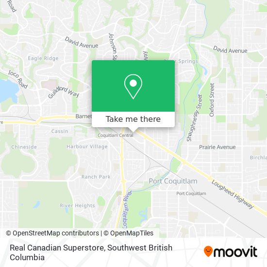 Real Canadian Superstore map