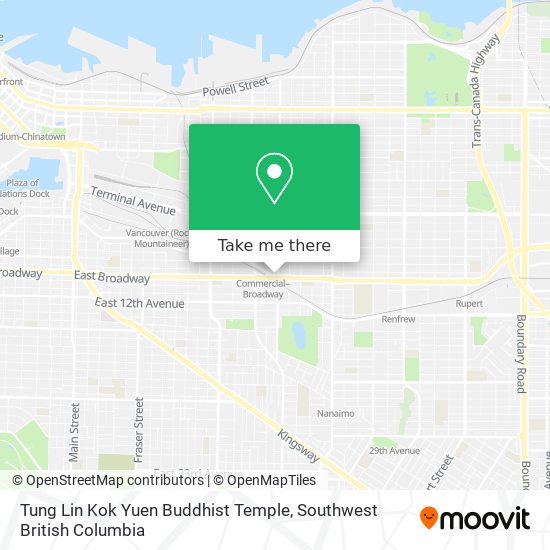 Tung Lin Kok Yuen Buddhist Temple map