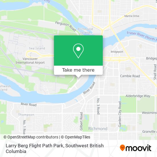 Larry Berg Flight Path Park map