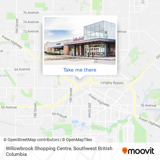 Willowbrook Shopping Centre map