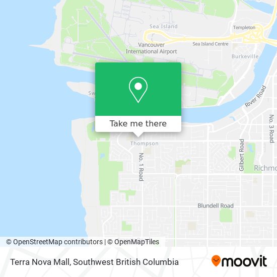 Terra Nova Mall map