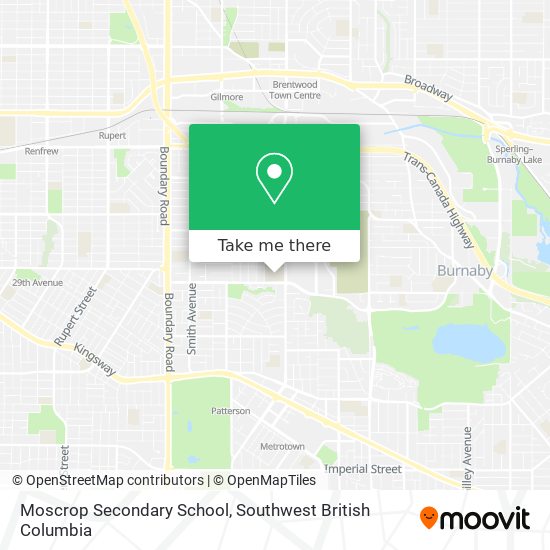 Moscrop Secondary School map