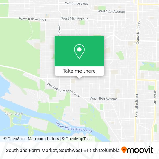 Southland Farm Market map