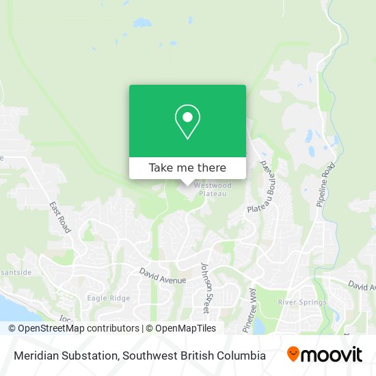 Meridian Substation map