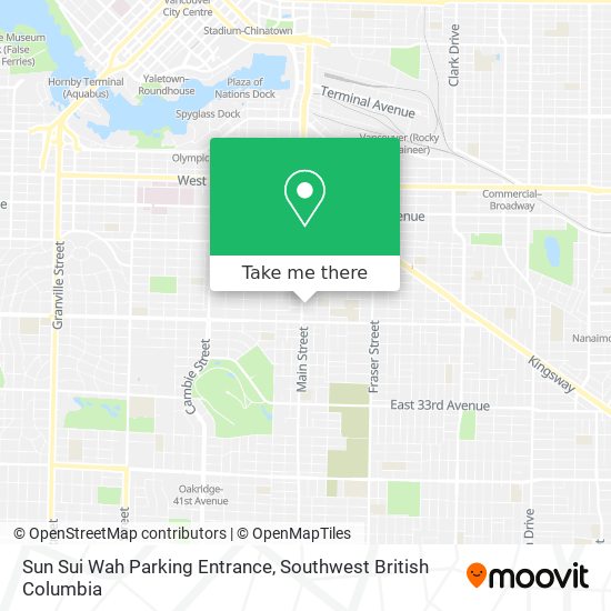 Sun Sui Wah Parking Entrance map