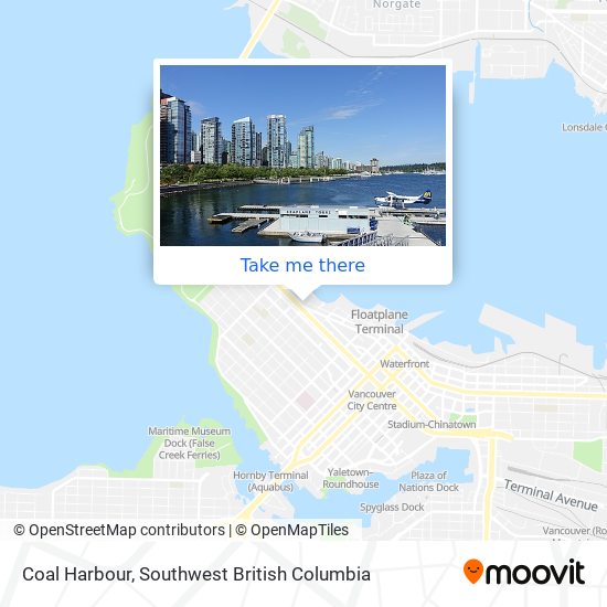 Coal Harbour map