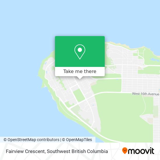 Fairview Crescent map