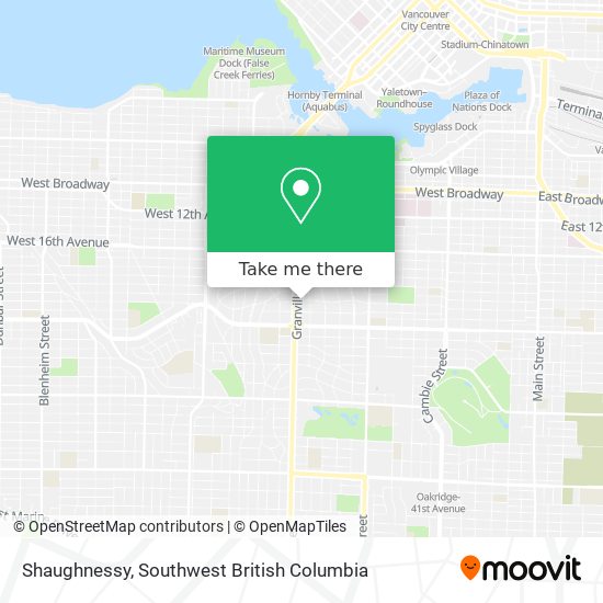 Shaughnessy map