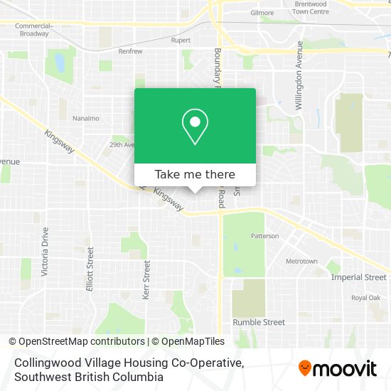 Collingwood Village Housing Co-Operative map