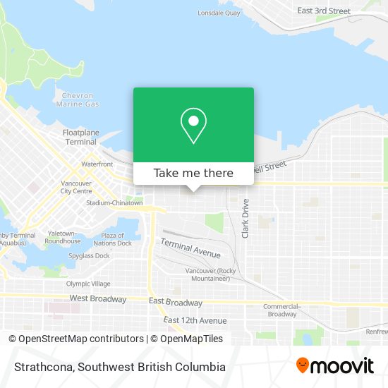 Strathcona map