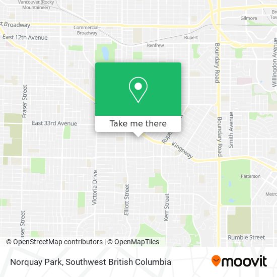 Norquay Park map