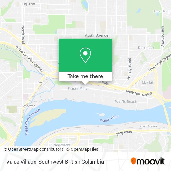 Value Village map