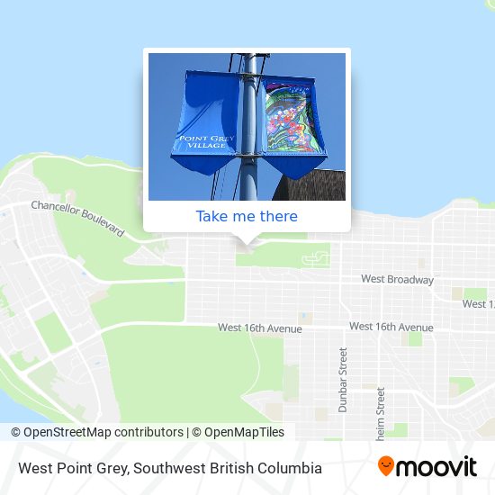 West Point Grey map