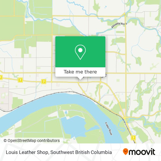 Louis Leather Shop map