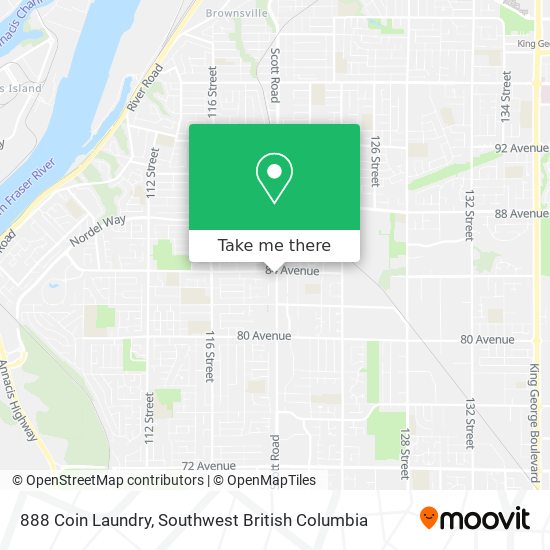 888 Coin Laundry map