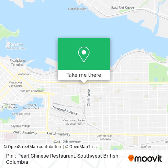 Pink Pearl Chinese Restaurant map
