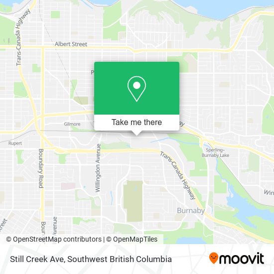 Still Creek Ave plan