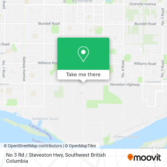 No 3 Rd / Steveston Hwy map