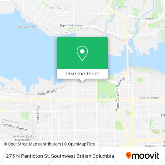 275 N Penticton St map