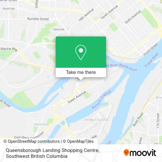 Queensborough Landing Shopping Centre plan