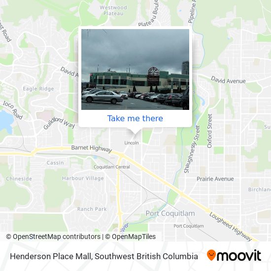 Henderson Place Mall map