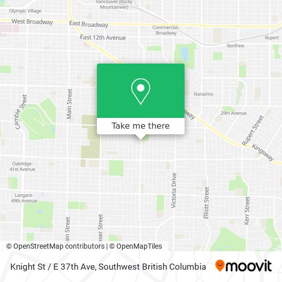 Knight St / E 37th Ave plan