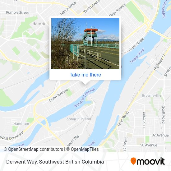Derwent Way map