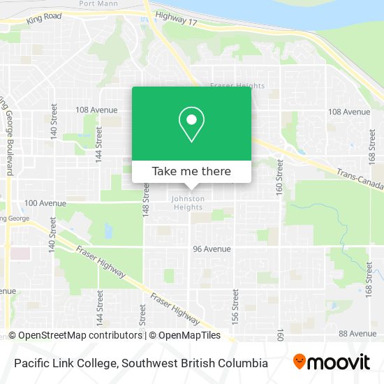 Pacific Link College map