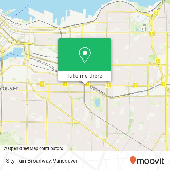 SkyTrain-Broadway map