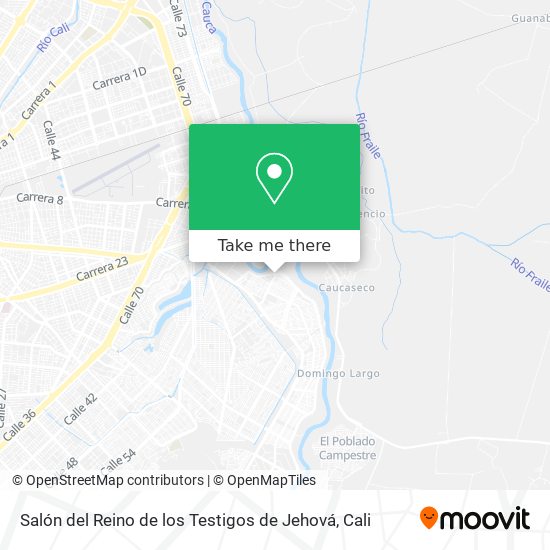 Salón del Reino de los Testigos de Jehová map