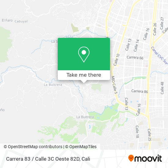 Carrera 83 / Calle 3C Oeste 82D map