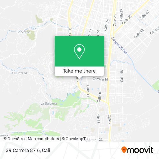 Mapa de 39 Carrera 87 6