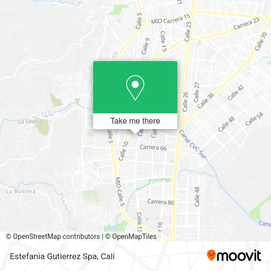 Estefania Gutierrez Spa map
