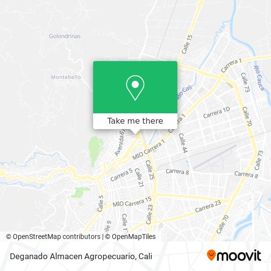Deganado Almacen Agropecuario map