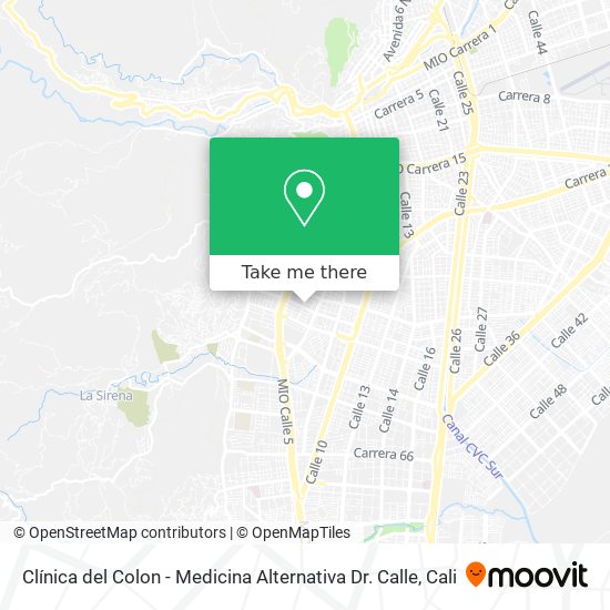 Clínica del Colon - Medicina Alternativa Dr. Calle map