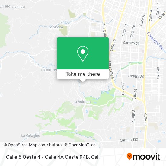 Calle 5 Oeste 4 / Calle 4A Oeste 94B map