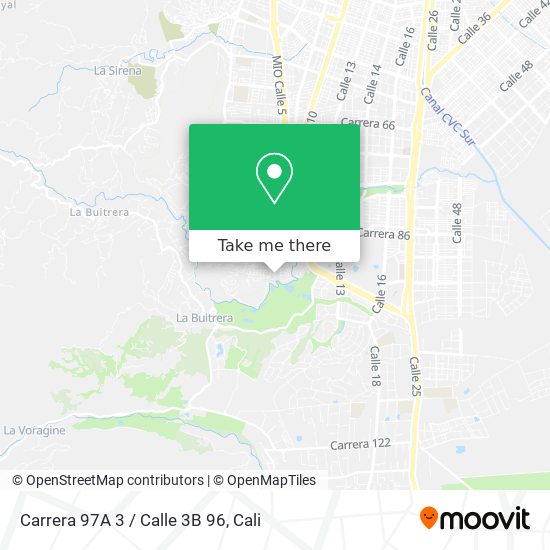 Carrera 97A 3 / Calle 3B 96 map