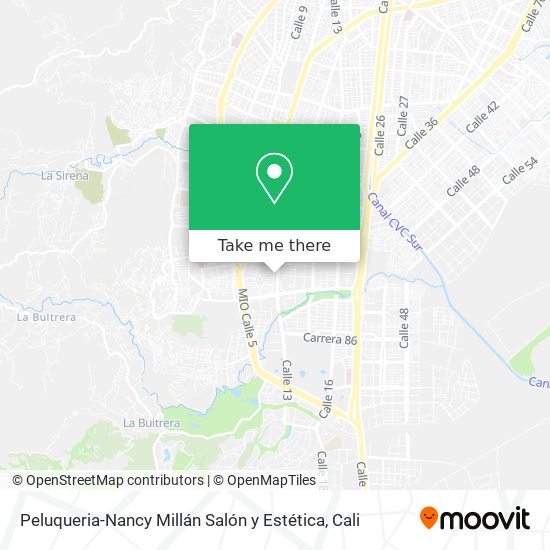 Mapa de Peluqueria-Nancy Millán Salón y Estética
