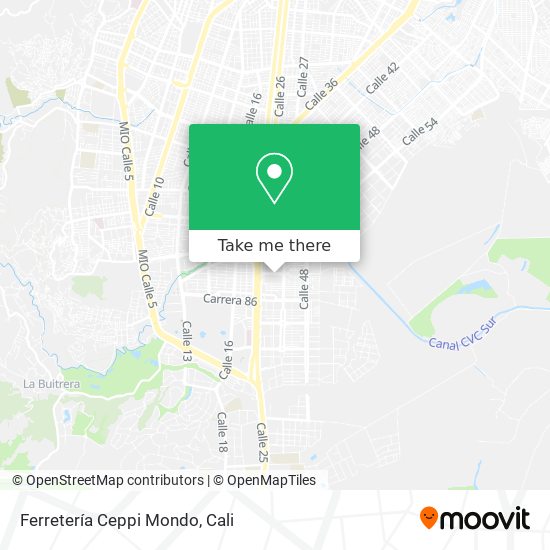 Ferretería Ceppi Mondo map