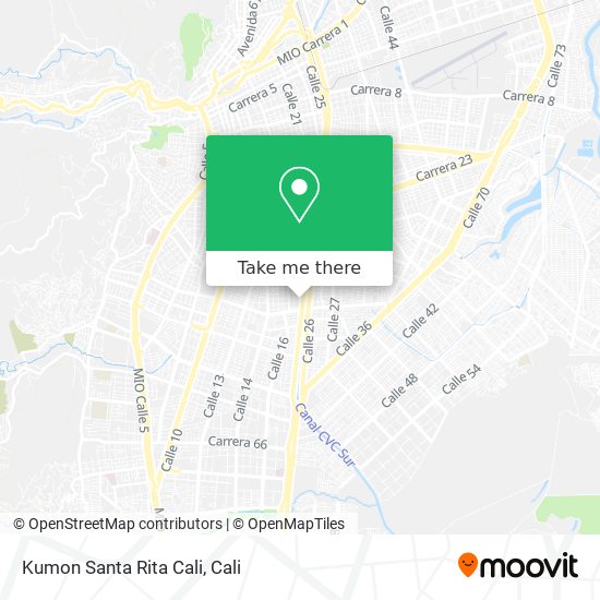 Kumon Santa Rita Cali map