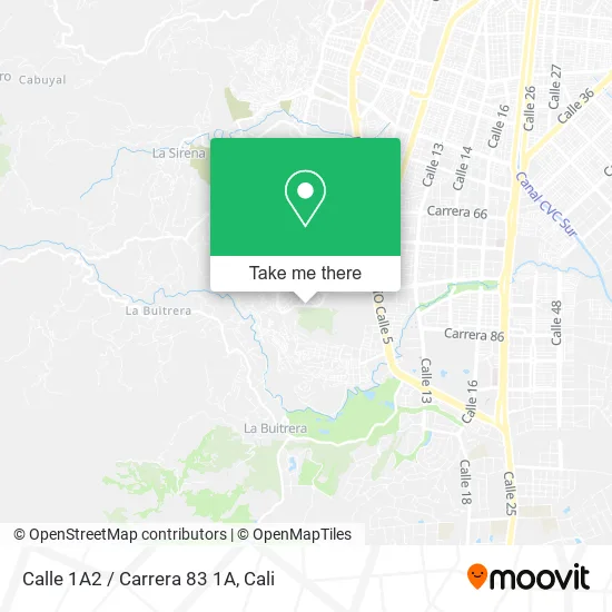 Calle 1A2 / Carrera 83 1A map