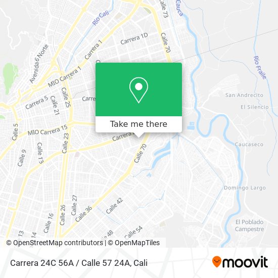Carrera 24C 56A / Calle 57 24A map