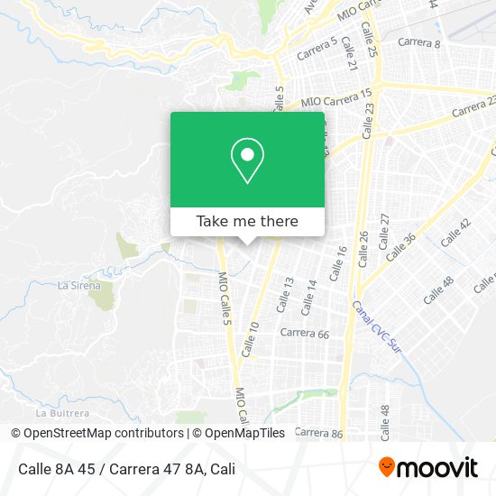 Mapa de Calle 8A 45 / Carrera 47 8A
