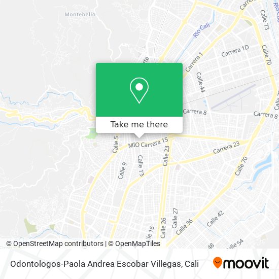 Odontologos-Paola Andrea Escobar Villegas map