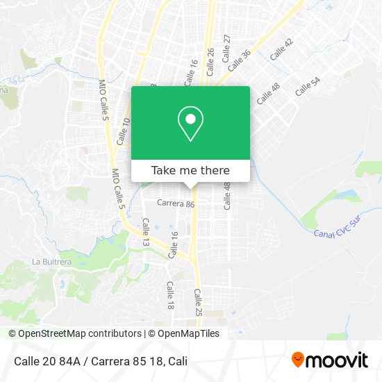 Calle 20 84A / Carrera 85 18 map