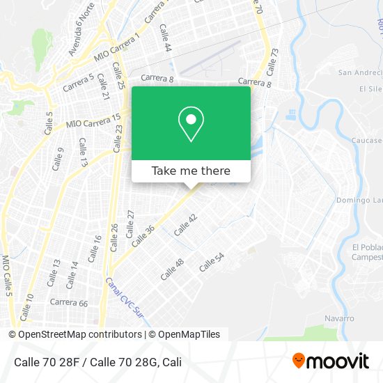 Calle 70 28F / Calle 70 28G map