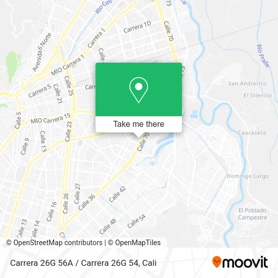 Mapa de Carrera 26G 56A / Carrera 26G 54