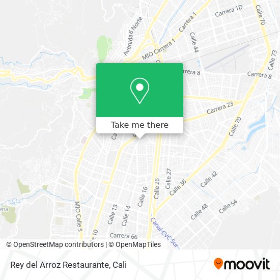 Rey del Arroz Restaurante map