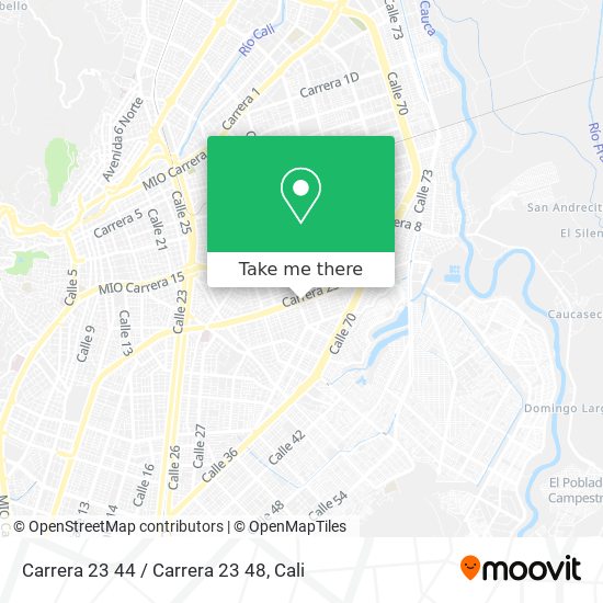 Mapa de Carrera 23 44 / Carrera 23 48
