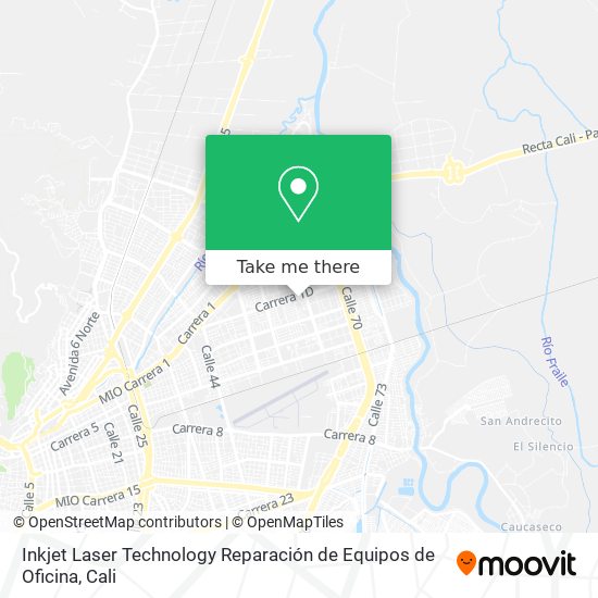 Inkjet Laser Technology Reparación de Equipos de Oficina map